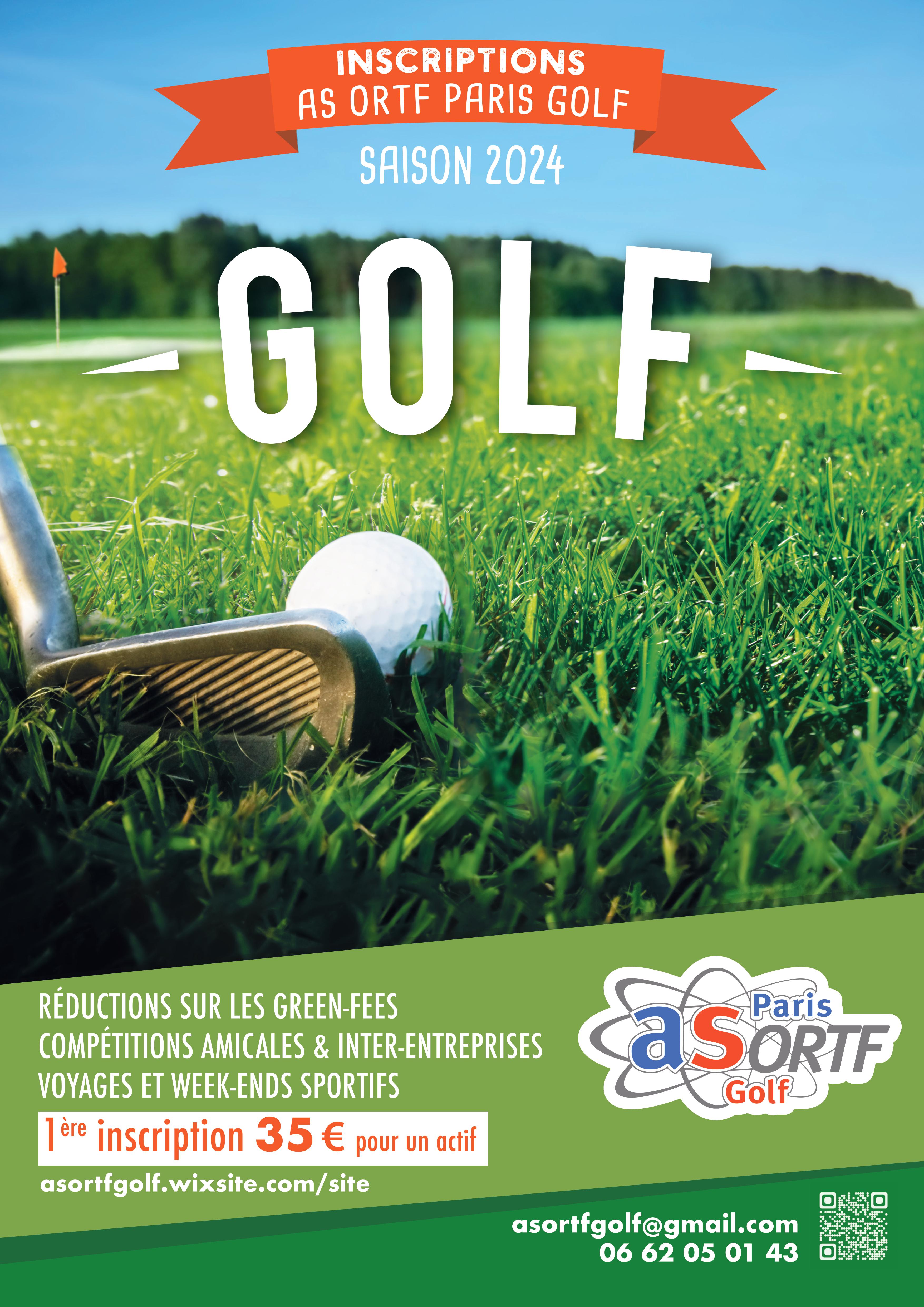 Affiche 2024 section golf