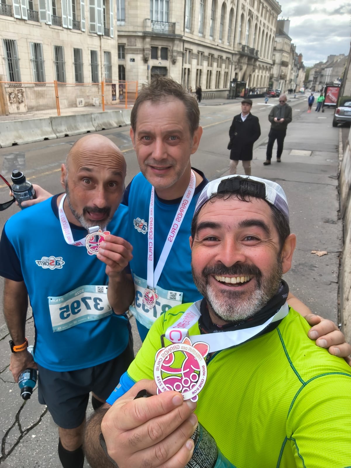 arrivee medailles